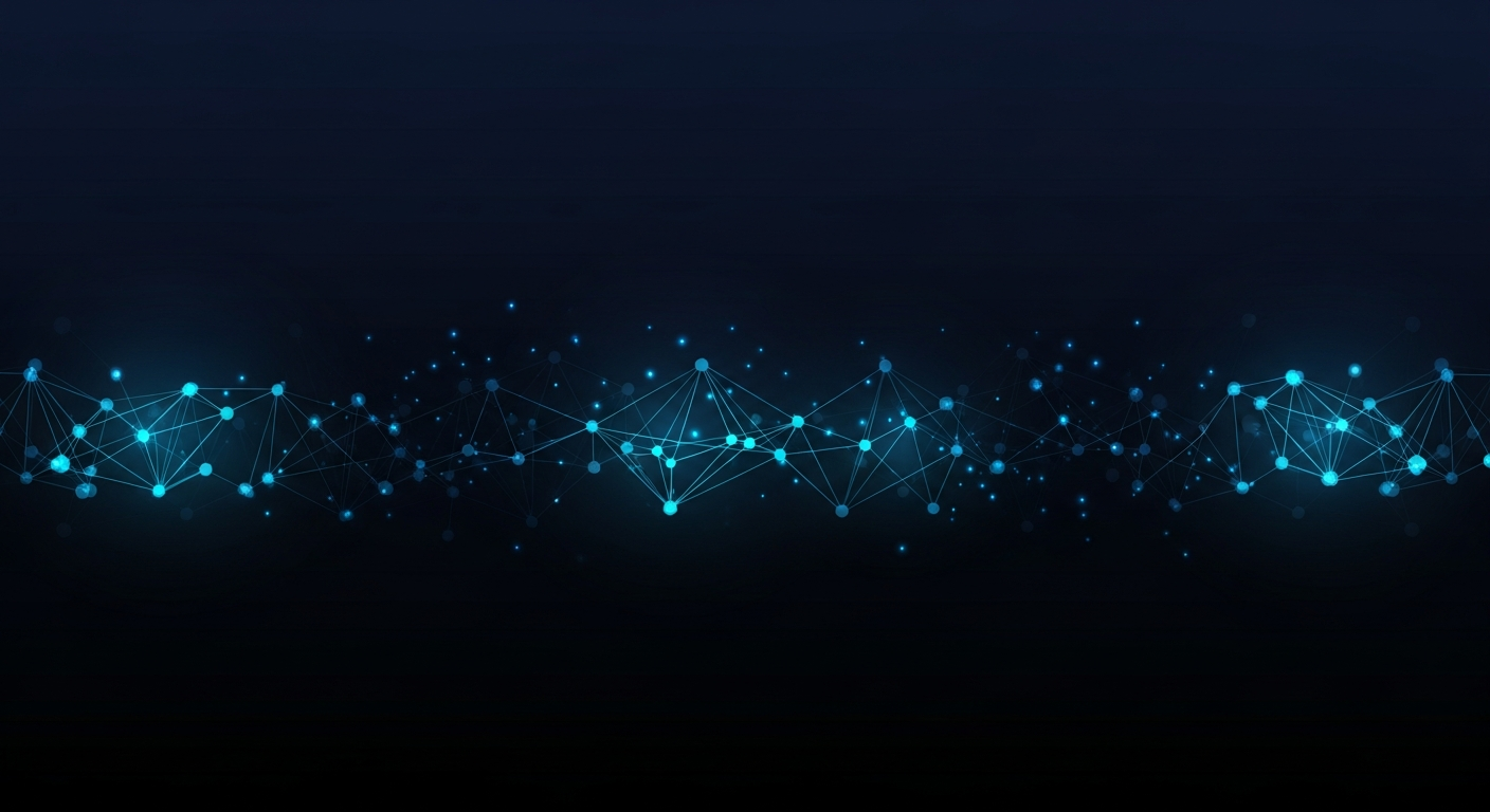 Abstract cybersecurity network visualization background